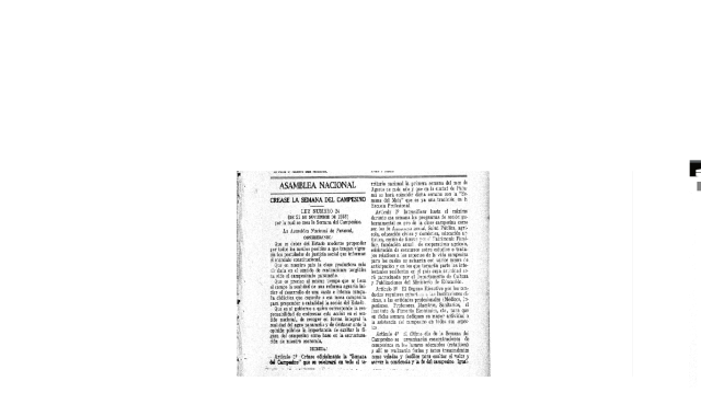 articulo que otorga el día del campesino panameño